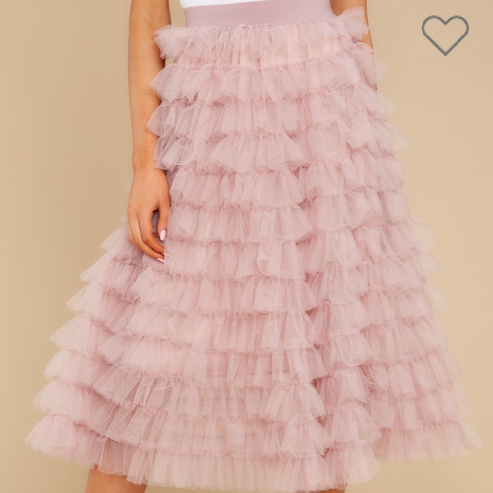Sweet as You Blush Midi Skirt